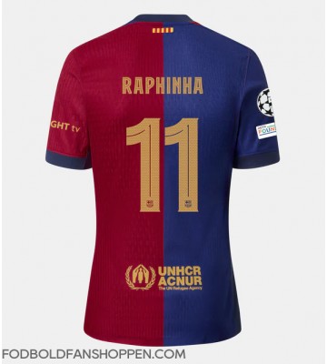 Barcelona Raphinha Belloli #11 Hjemmebanetrøje 2024-25 Kortærmet